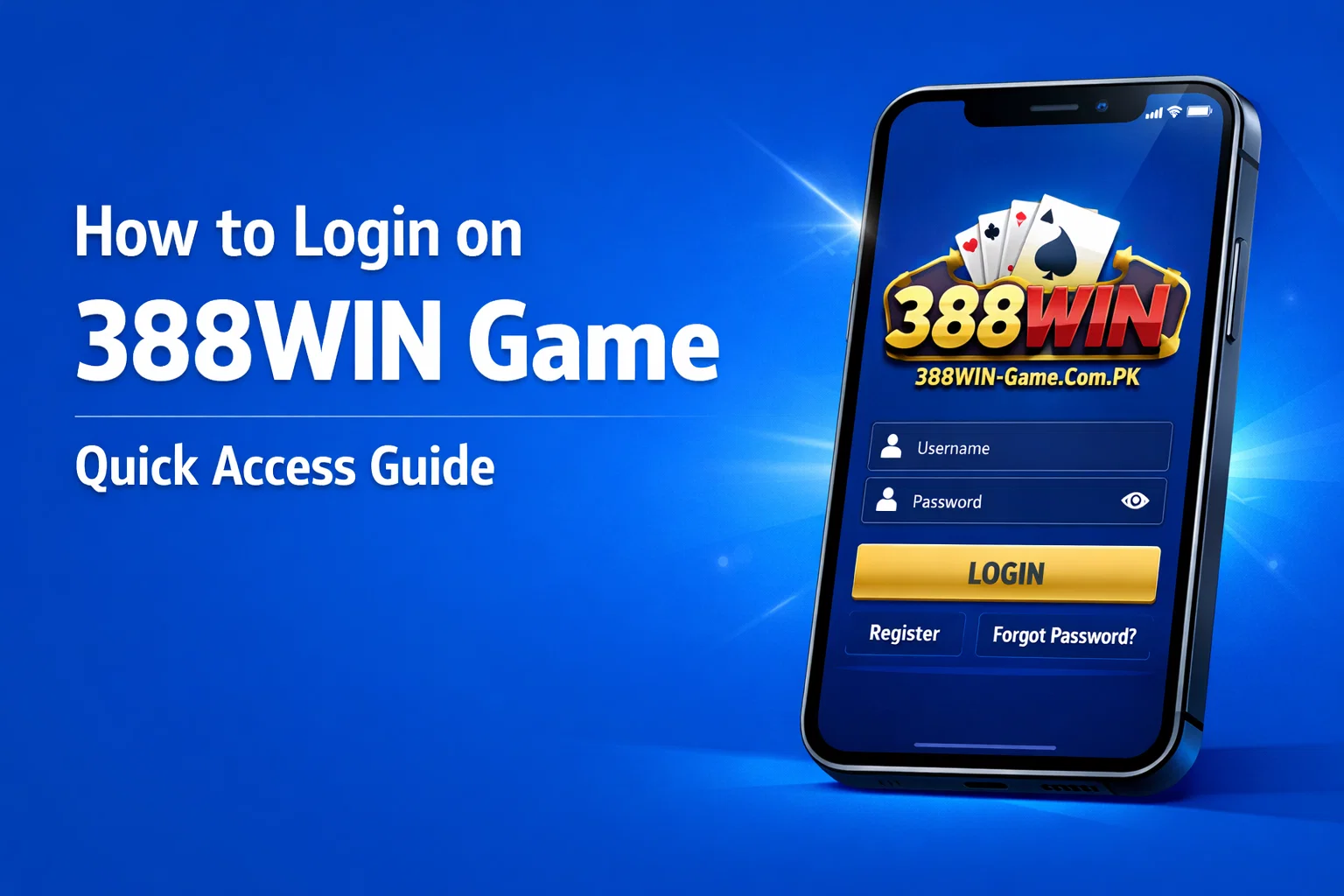 How to Login on 388WIN Game